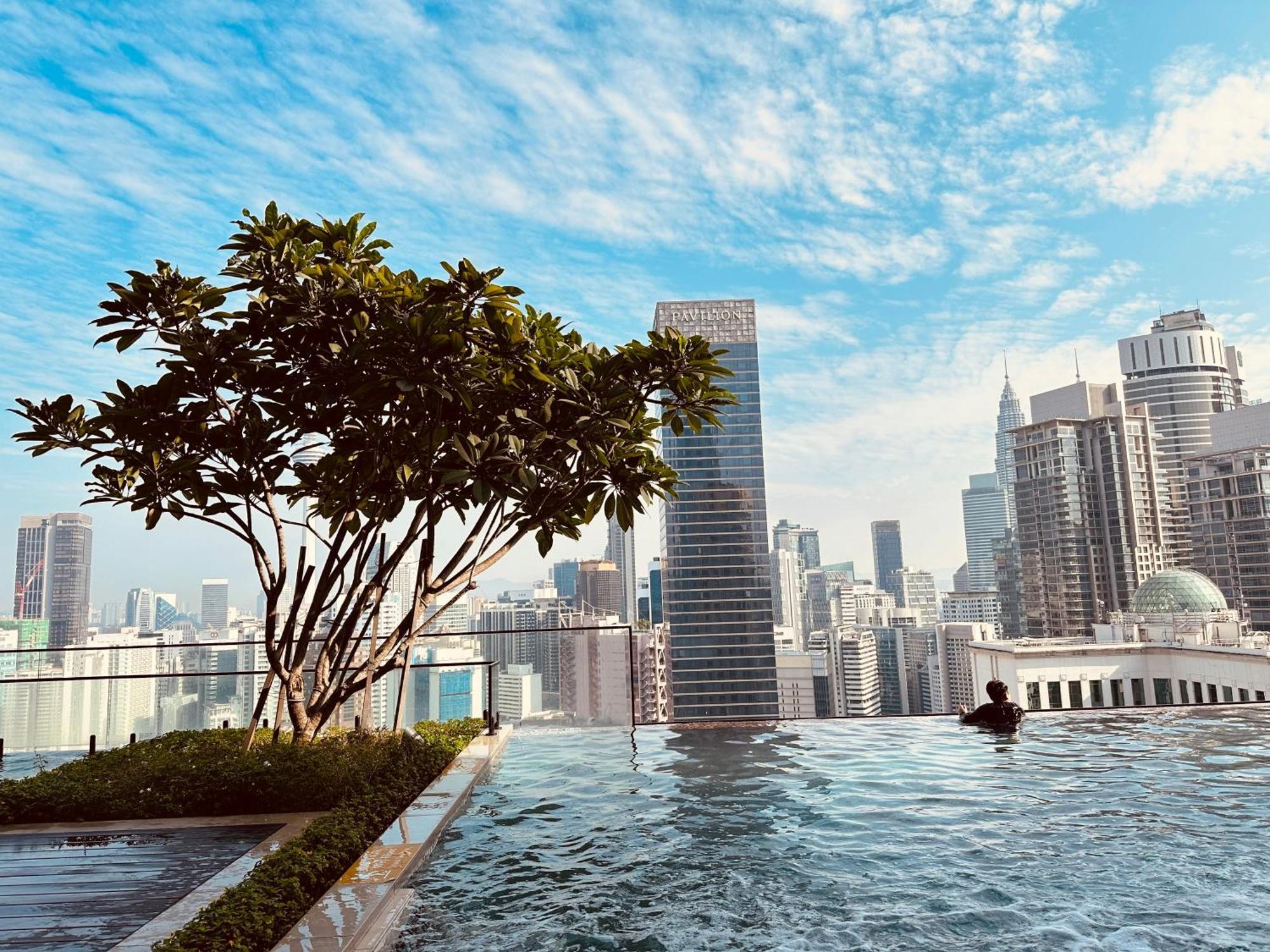 クアラルンプールAxon Infinity Pool Klアパートメント エクステリア 写真
