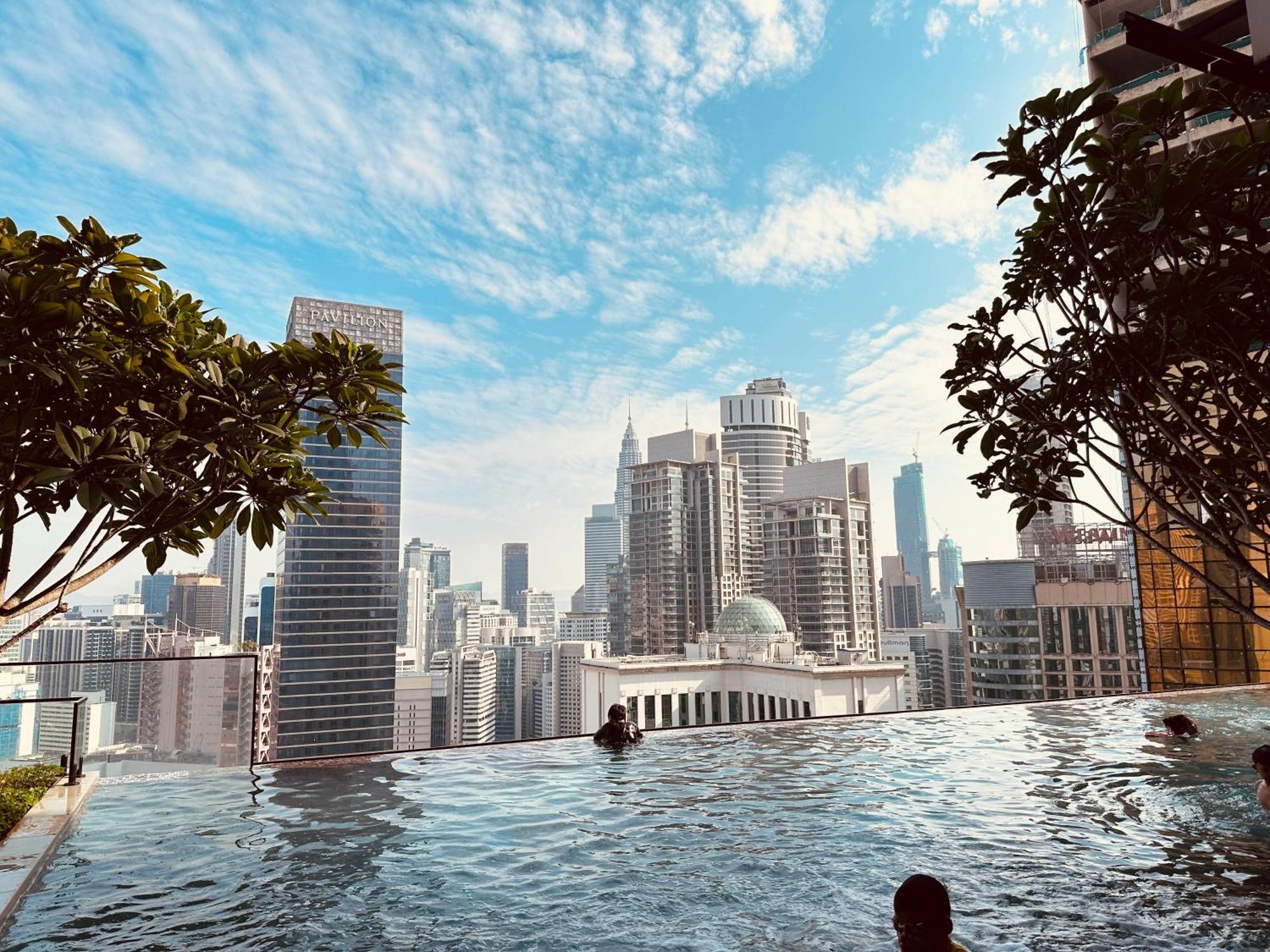 クアラルンプールAxon Infinity Pool Klアパートメント エクステリア 写真